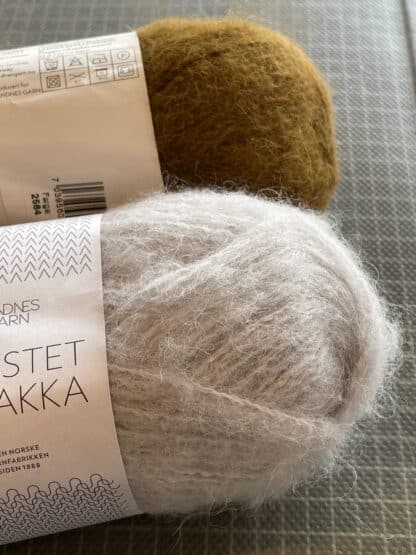 Børstet Alpakka - strikkegarn