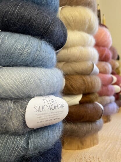 Nydelige farger og nøster i Tynn Silk Mohair